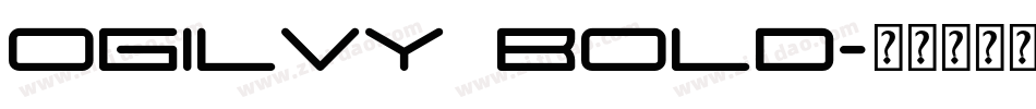 Ogilvy Bold字体转换